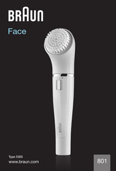 Braun Face 801 Manual De Instrucciones