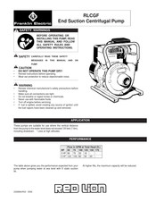 Franklin Electric RLCGF Manual Del Usuario