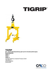 Columbus McKinnon TIGRIP TKA 0,25/600 i Instrucciones De Servicio