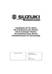 Suzuki 990D0-23H00-ALM Instalación