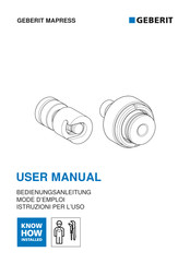 geberit MAPRESS Manual Del Usuario
