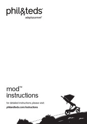 Phil&Teds mod Manual De Instrucciones