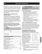 Frigidaire 970 Manual Del Usuario