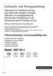 KÜPPERBUSCH UKE 145-4 Manual De Usuario