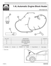 Mopar 82213189 Instrucciones De Montaje