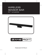 Gameron Wireless Sensor Bar Manual De Instrucciones