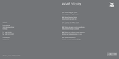 WMF Vitalis Manual De Instrucciones