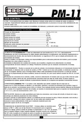 Cebek PM-11 Manual De Instrucciones