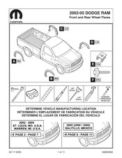 Mopar 82209352 Instrucciones De Montaje