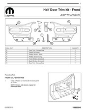 Mopar 82212639 Instrucciones De Montaje