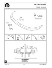 Mopar 82213090 Instrucciones De Montaje