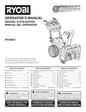 Ryobi RY40807 Manual Del Operador