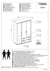 JYSK Ravnholt 3668125 Instrucciones De Montaje