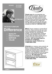 BUSH FURNITURE WC53281 Manual De Instrucciones