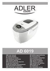 Adler europe AD 6019 Manual Del Usuario