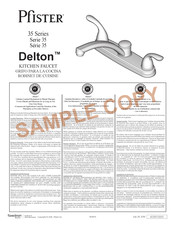 Pfister Delton 35 Serie Manual De Instrucciones