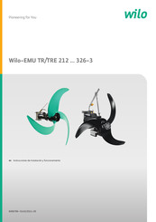Wilo EMU TR 212-3 Serie Instrucciones De Instalación Y Funcionamiento