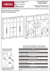 Henny Penny D246-130 Instrucciones De Montaje