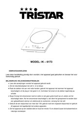 Tristar IK-6173 Manual Del Operador