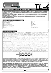 Cebek TL-4 Manual De Instrucciones