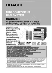 Hitachi HCUR700E Manual Del Usuario