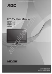 AOC LE22A1321 Manual Del Usuario