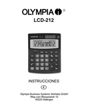 Olympia LCD-212 Instrucciones