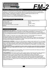 Cebek FM-2 Manual De Instrucciones