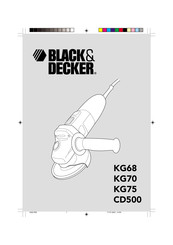 Black and Decker KG70 Manual De Instrucciones