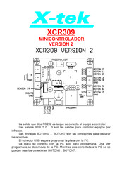 X-tek XCR309 Manual De Instrucciones