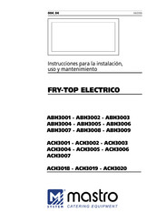 Mastro ABH3004 Instrucciones Para La Instalación, Uso Y Mantenimiento