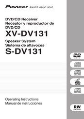 Pioneer XV-DV131 Manual De Instrucciones