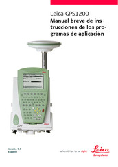 Leica GPS1200 Manual Breve De Instrucciones