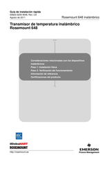 Emerson Rosemount 648 Guía De Instalación Rápida