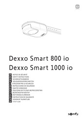 SOMFY Dexxo Smart 800 io Instrucciones De Seguridad