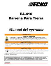 Echo EA-410 Manual Del Operador