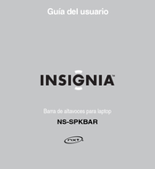 Insignia NS-SPKBAR Guia Del Usuario