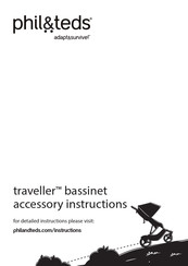 Phil&Teds traveller bassinet Manual De Instrucciones