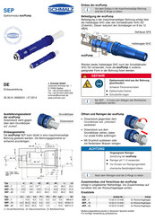 schmalz SEP HV 3 16 22 S Instrucciones De Instalación