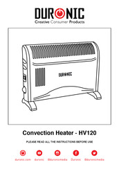 Duronic HV120 Manual De Instrucciones