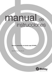 BALAY 3HV469X Manual De Instrucciones