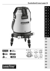 LaserLiner EvolutionCross-Laser 8 Manual De Instrucciones