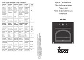 Teka HR-550 Hoja De Características