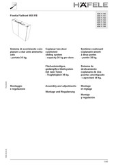 hafele Finetta Flatfront M35 FB 406.11.135 Instrucciones De Montaje