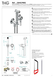 Thg Paris 5840/MBG Serie Instrucciones De Instalación