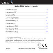 Garmin NMEA 2000 Network Updater Instrucciones