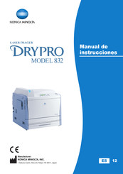 Konica Minolta DryPro 832 Manual De Instrucciones