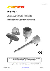 Hycontrol TF Serie Instrucciones De Instalación Y Funcionamiento