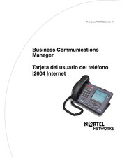 Nortel Networks i2004 Manual De Instrucciones