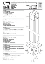 CAME R Serie Instrucciones De Montaje